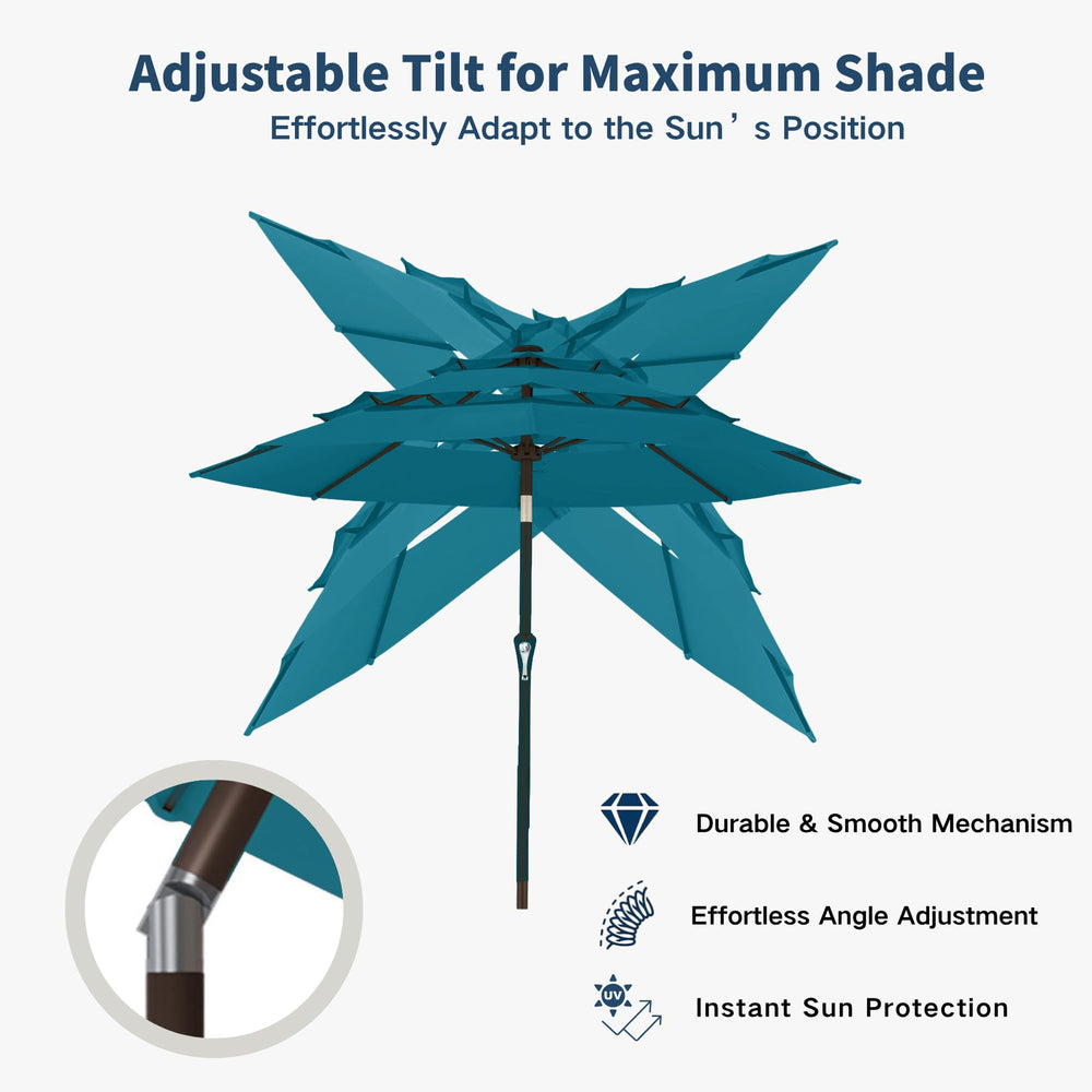 Patio Kingdom fabric texture highlighting waterproof and UV-resistant canopy