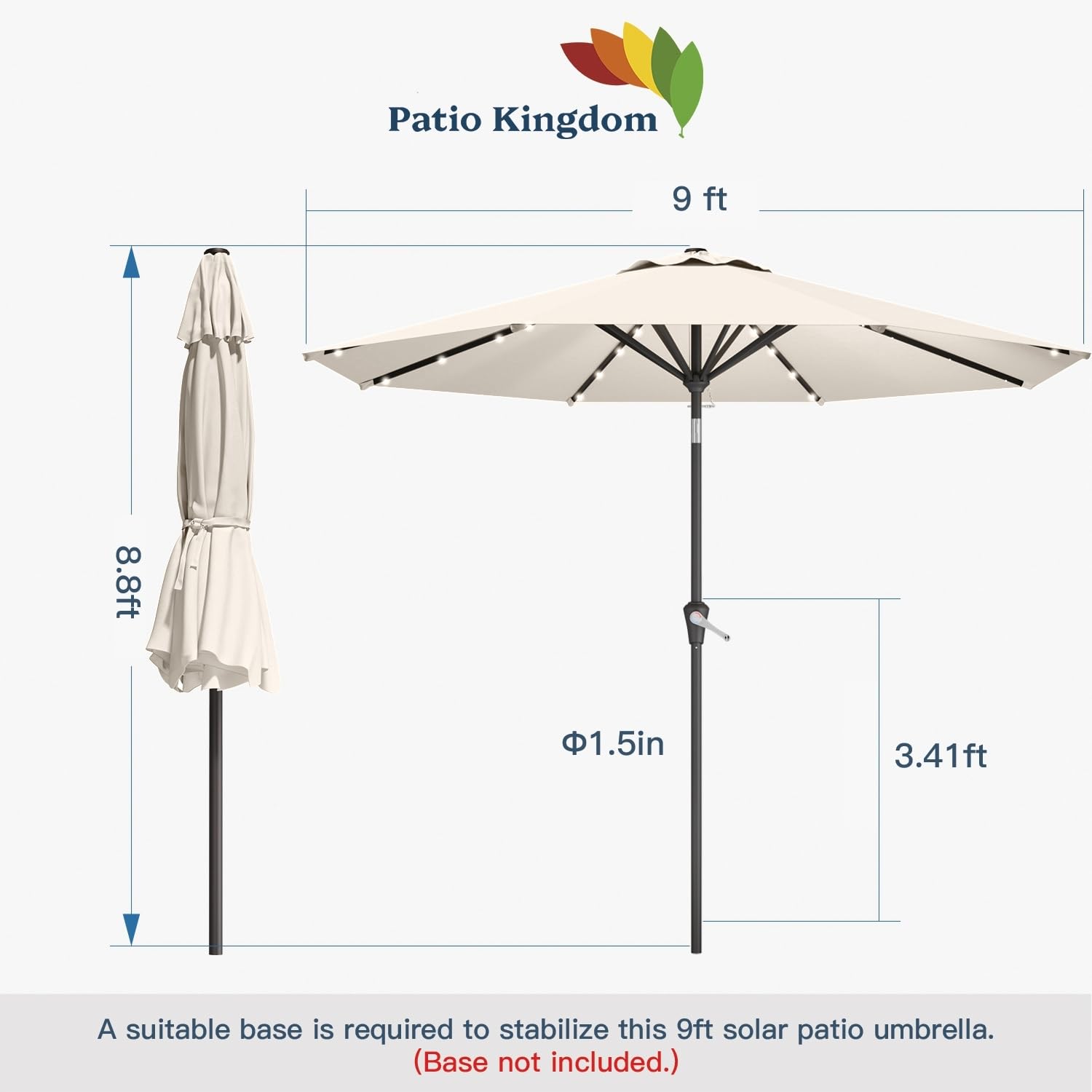 Patio Kingdom lifestyle patio dinner setup illustrating cozy outdoor lighting benefit