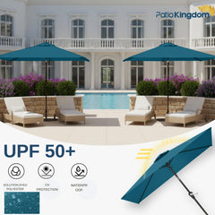 Patio Kingdom tilt button detail showing easy adjustment benefit: quick sun blocking