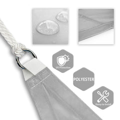 Patio brand close-up of fabric texture and reinforced seams for long-lasting strength