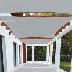 Patio Paradise front view canopy showing full coverage and sun reduction