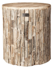Patio Sense Elyse front view showing sturdy reclaimed wood and rustic charm