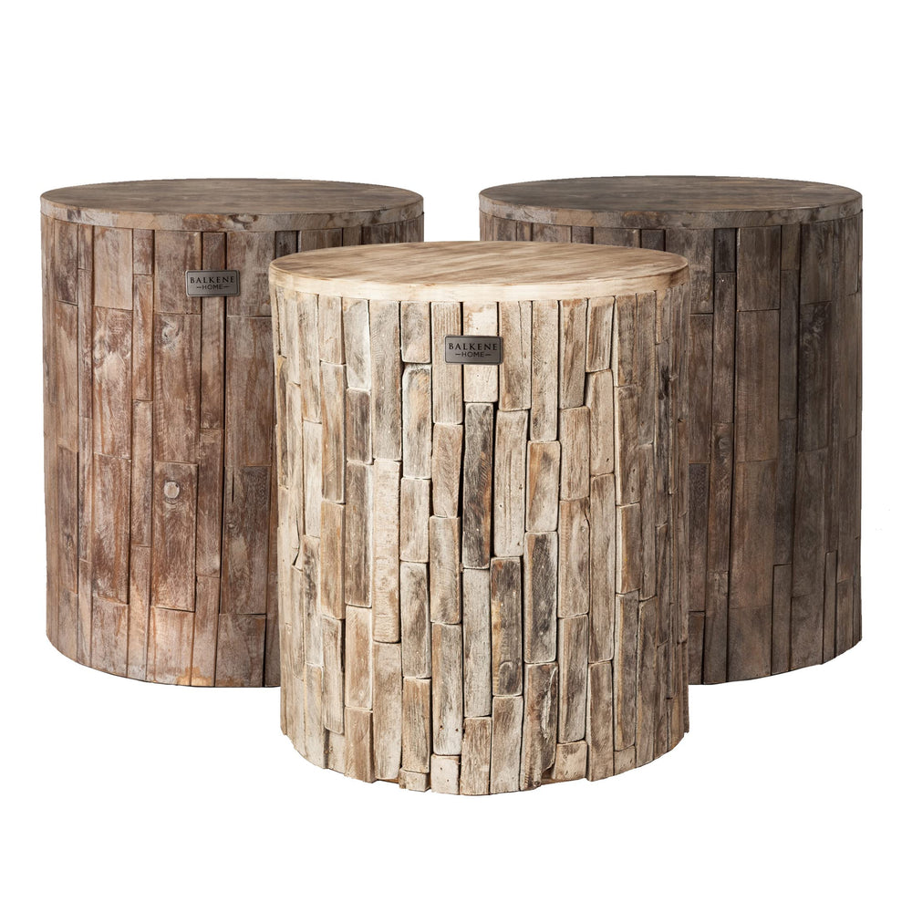 Patio Sense Elyse side profile highlighting stable round silhouette and versatile height