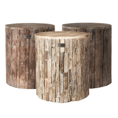 Patio Sense Elyse side profile highlighting stable round silhouette and versatile height
