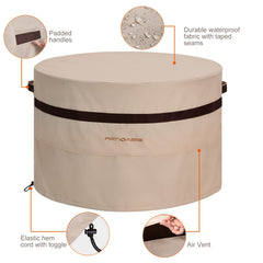 PATIOASIS mesh vent detail promoting airflow and moisture evaporation