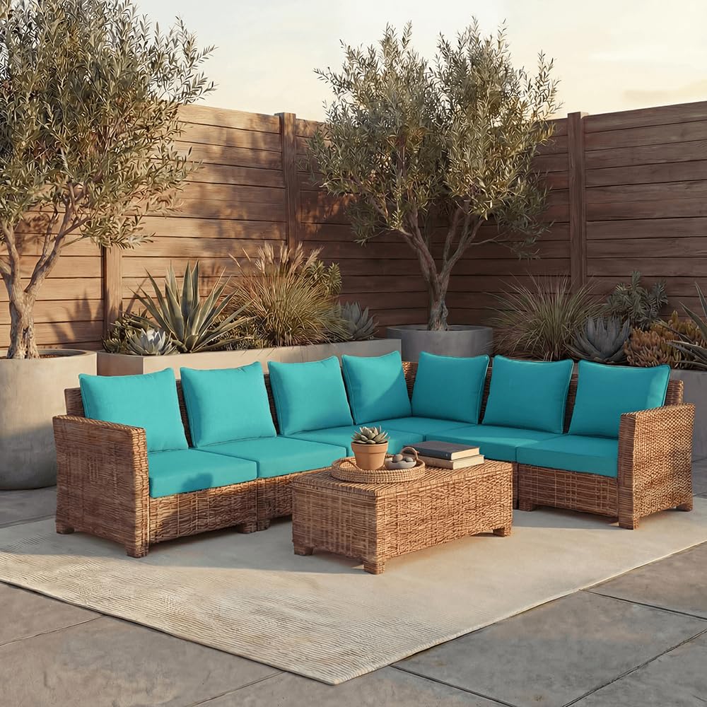 PatioGlow close-up of Oxford fabric texture, shows fade-resistant weave for lasting color
