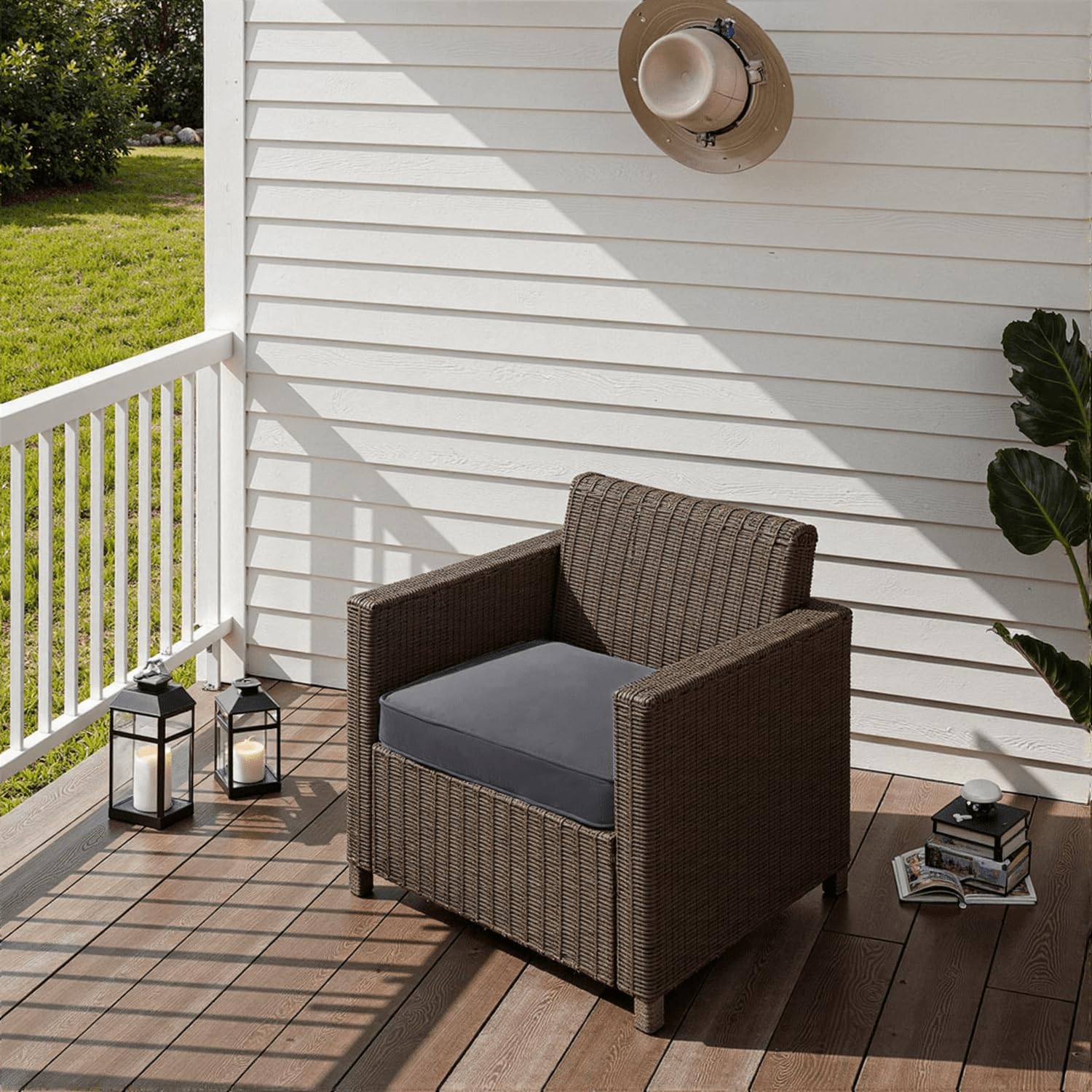 PatioGlow comparación de tamaño 24x24x4 pulgadas para elegir correctamente