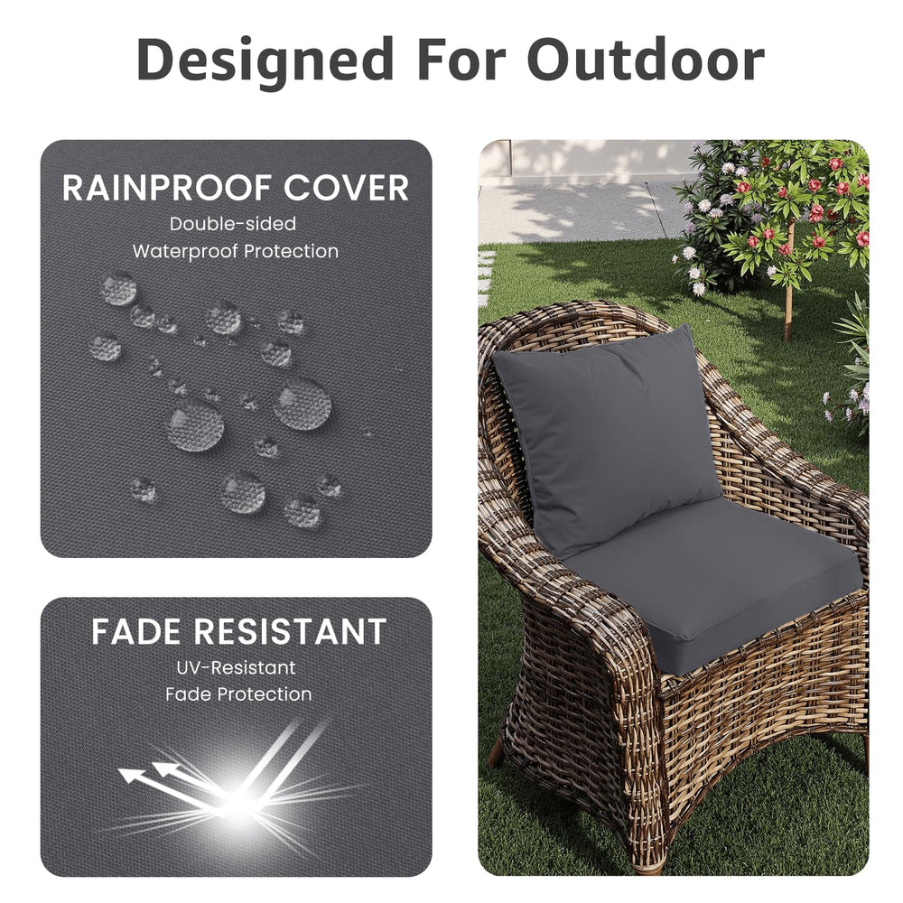 PatioGlow hidden zipper detail improving waterproof performance and neat look