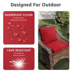 PatioGlow hidden zipper detail demonstrating removable cover for easy cleaning and waterproofing