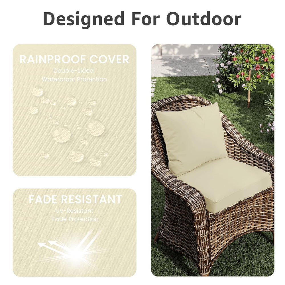 PatioGlow side profile displaying 3-inch thickness for added comfort