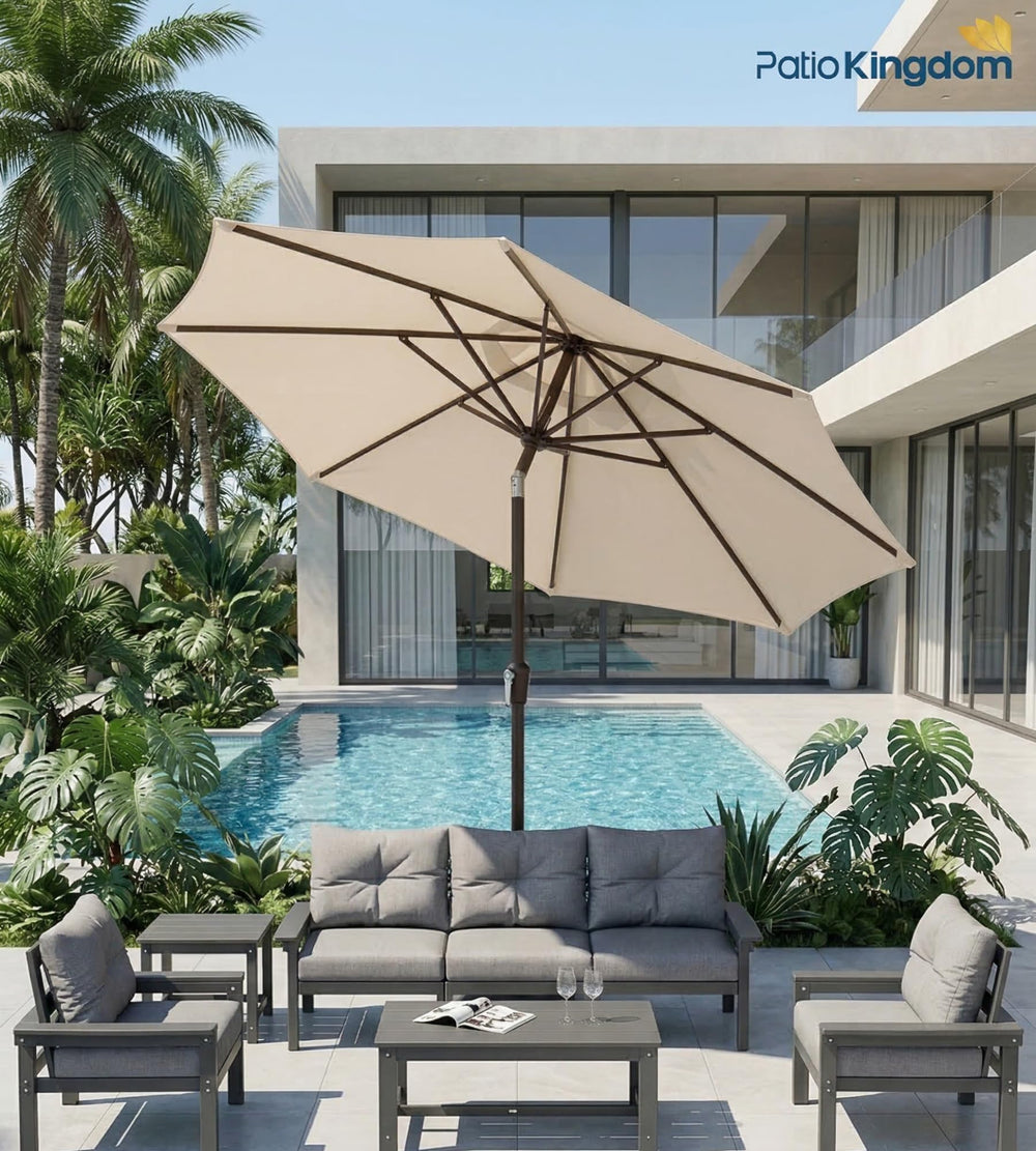 Patio Kingdom canopy wind vent top showing improved airflow benefit