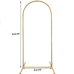 PATPROPS frame beside chair for scale demonstrating 6.6x3.3 ft size and venue fit