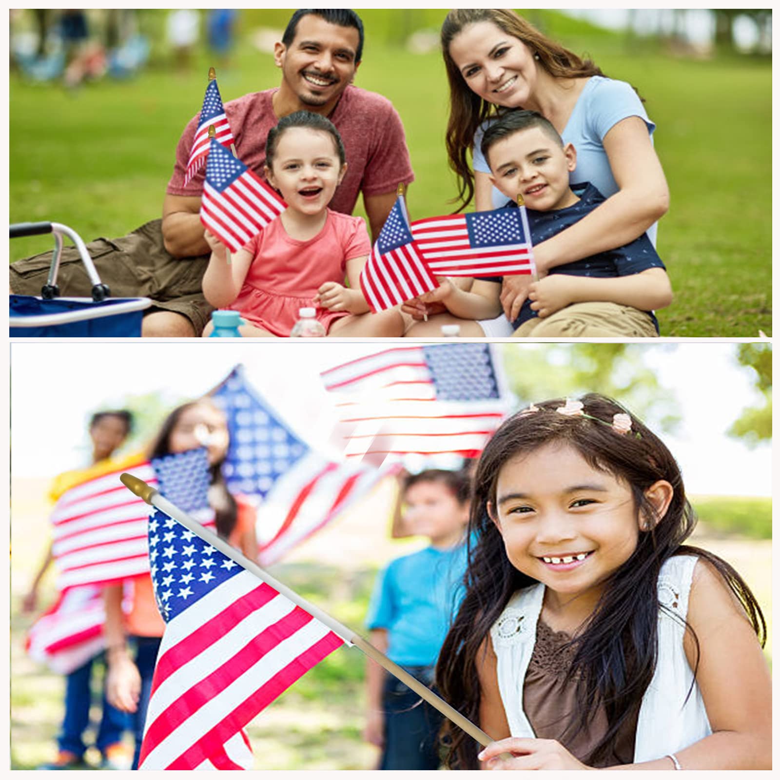 patscorai mini flags arranged as table centerpiece adding patriotic decor