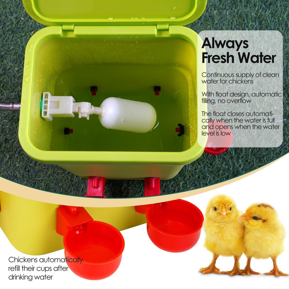 PAUQRWIE reservoir with lid open highlighting easy refill and dust protection