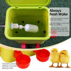 PAUQRWIE reservoir with lid open highlighting easy refill and dust protection