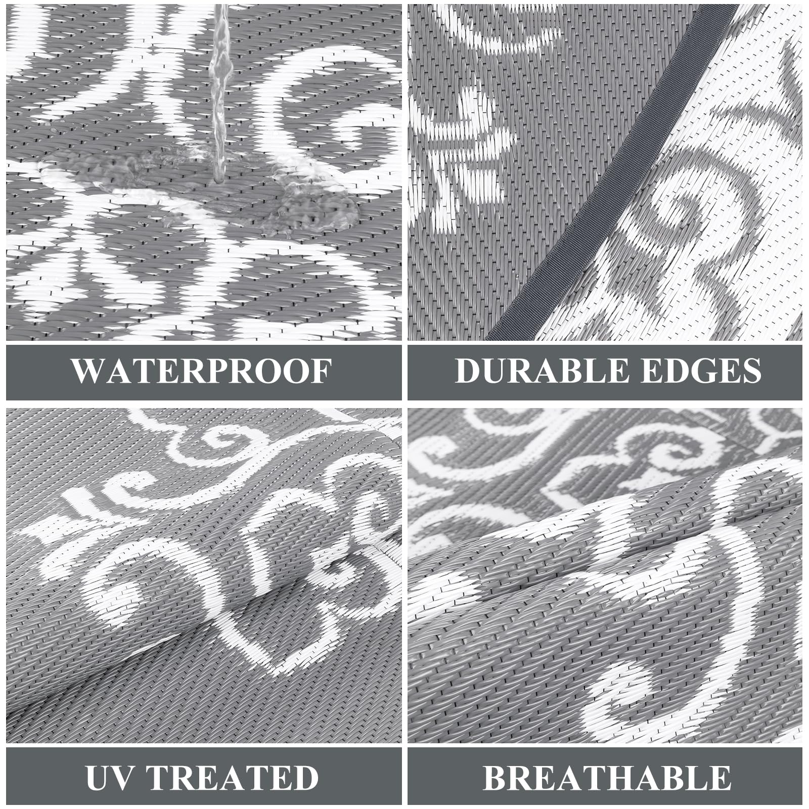 Pauwer reverse side showing alternate floral print for dual-style versatility