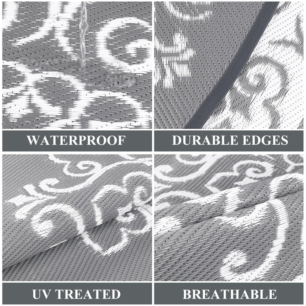Pauwer reverse side showing alternate floral print for dual-style versatility