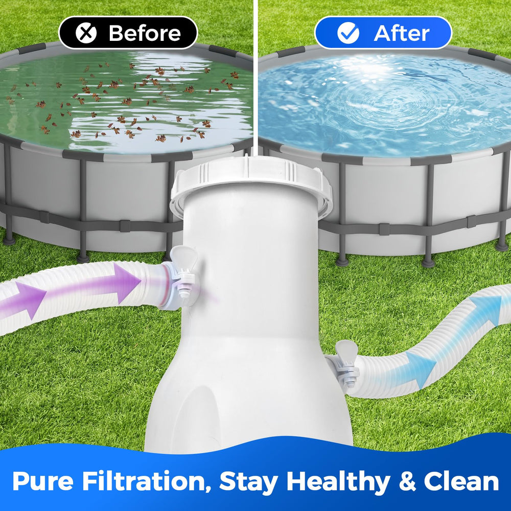Pavel top view with open filter access for fast cartridge changes