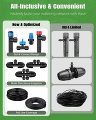 Pawfly 1/4" UV-stabilized PE tubing texture highlighting sun resistance benefit