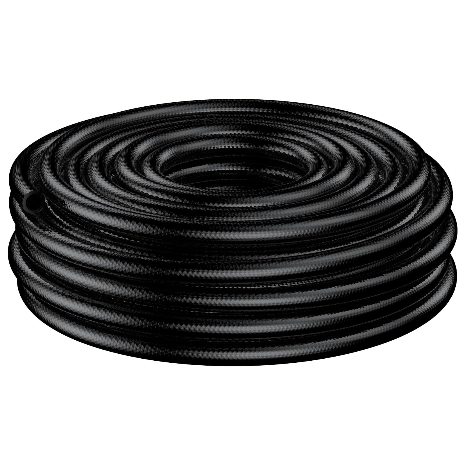 Pawfly main tubing front view showing 50 ft roll and label for easy identification