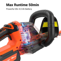 PAXCESS trimming hedge in garden, cordless-portable benefit