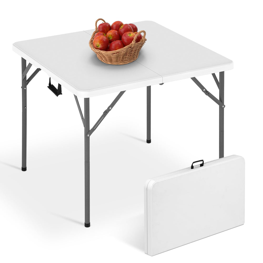 pazidom front view showing folded and unfolded table for easy storage benefit