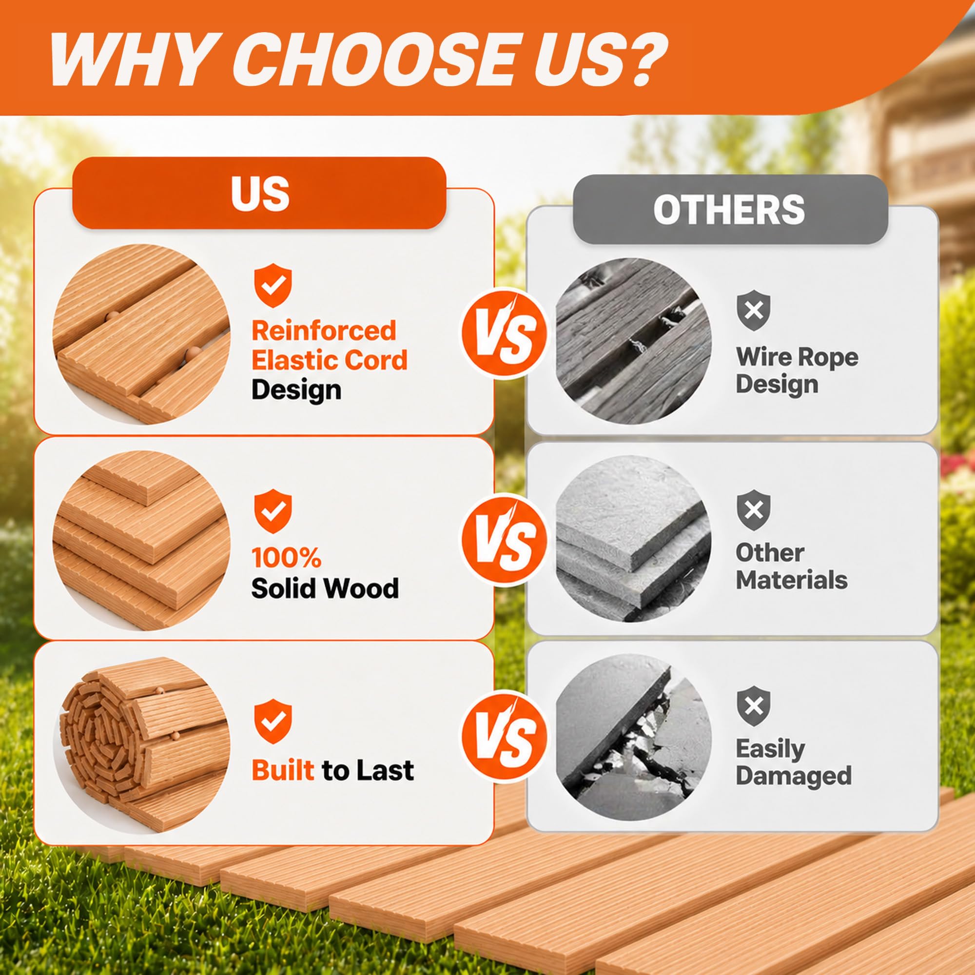 pbugac grooved plank detail emphasizing anti-slip traction for wet surfaces