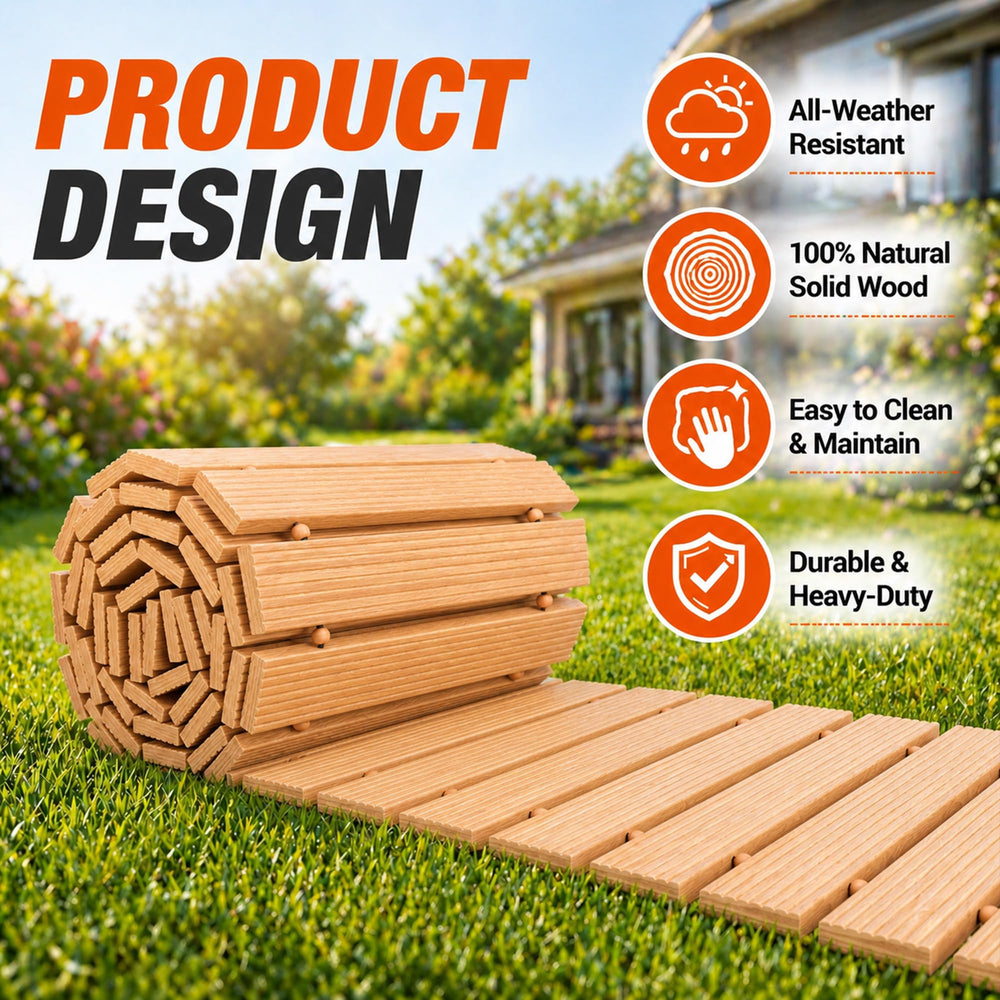 pbugac closeup of solid wood slats highlighting durable construction benefit