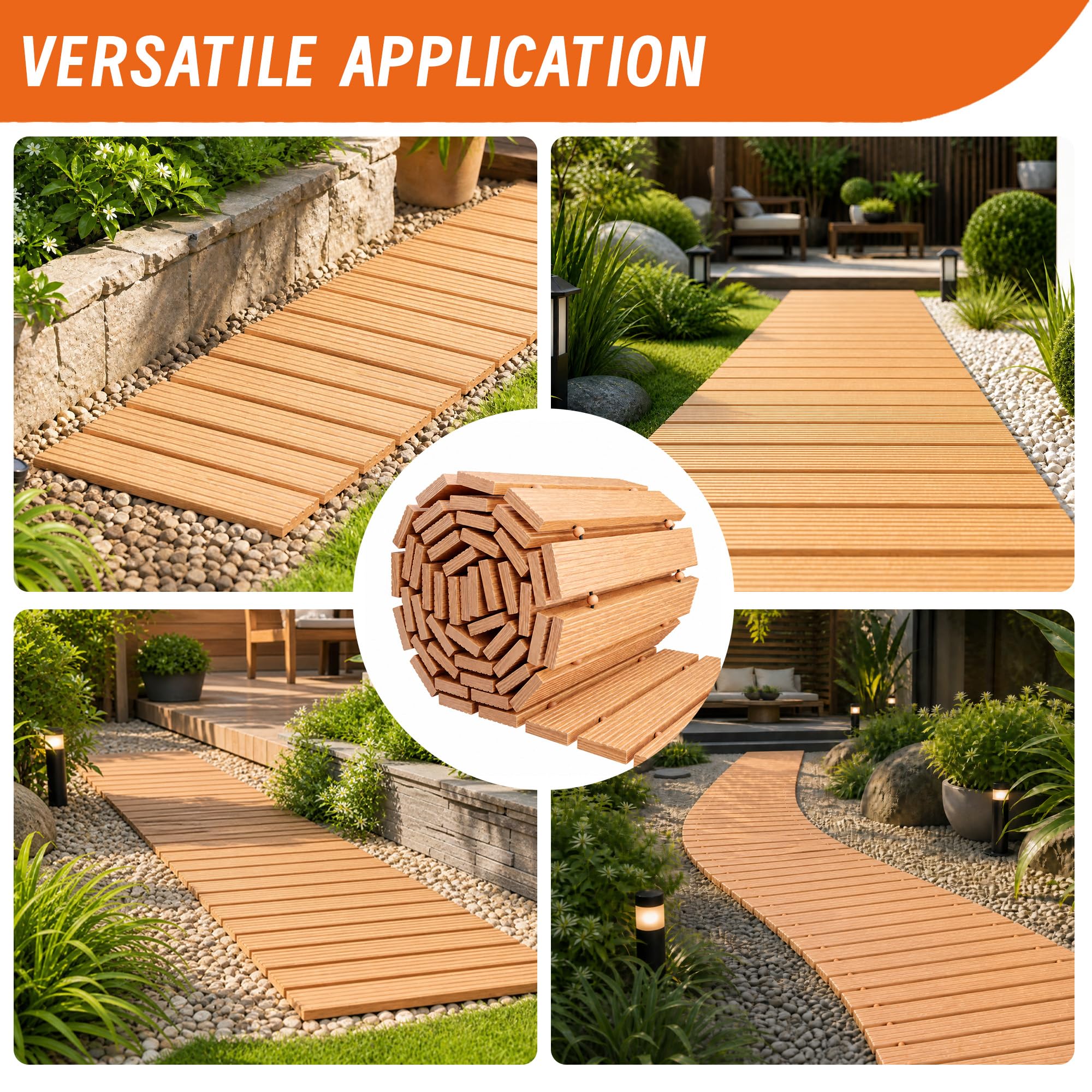 pbugac wooden pathway laid on sandy beach protecting shoes from sand