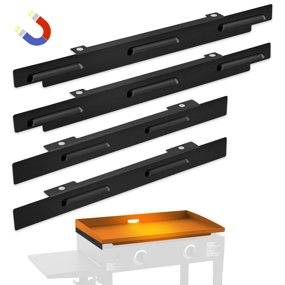 PCLHCGJJ front view showing full 36-inch wind guard protecting griddle