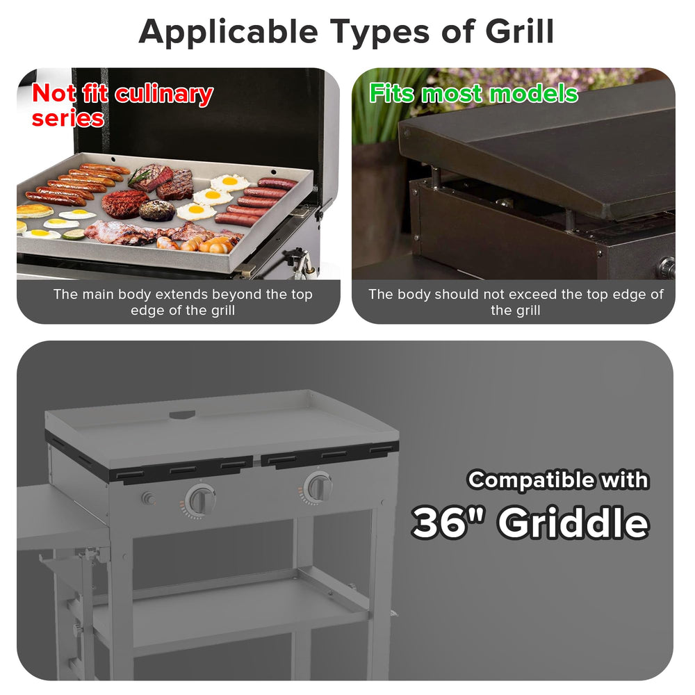 PCLHCGJJ backyard setup with guards installed for consistent outdoor grilling