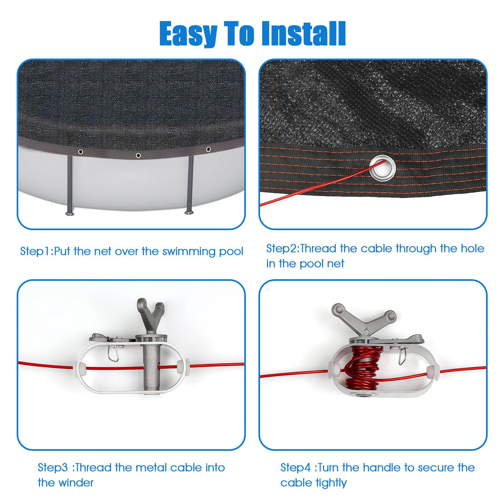 pdpdoc folded net in compact storage reducing space and protecting fabric
