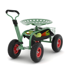 PeacefulHues front view showing seat and frame, highlights comfort and build