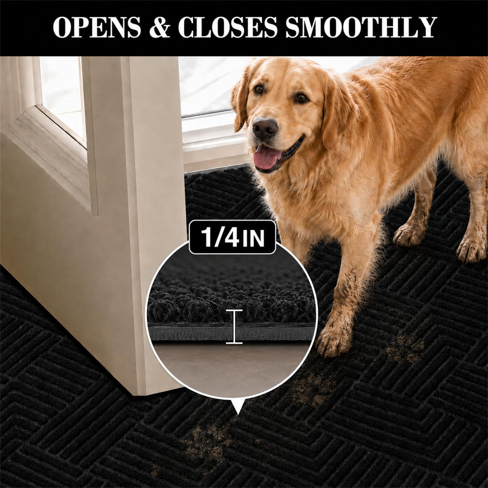 PEADEEAS runner installed in hallway protecting floors from debris