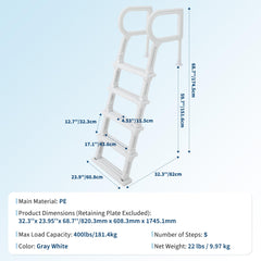 PeakPursuit ergonomic rounded handrails detail for comfortable secure grip
