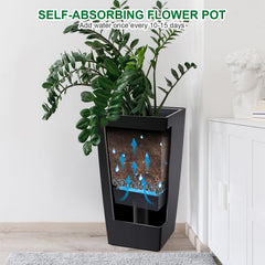 PeakPursuit removable inner bucket lifted out to show easy cleaning and repotting