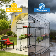 PeakPursuit interior showing 3-tier, 12-shelf configuration for organized planting benefit
