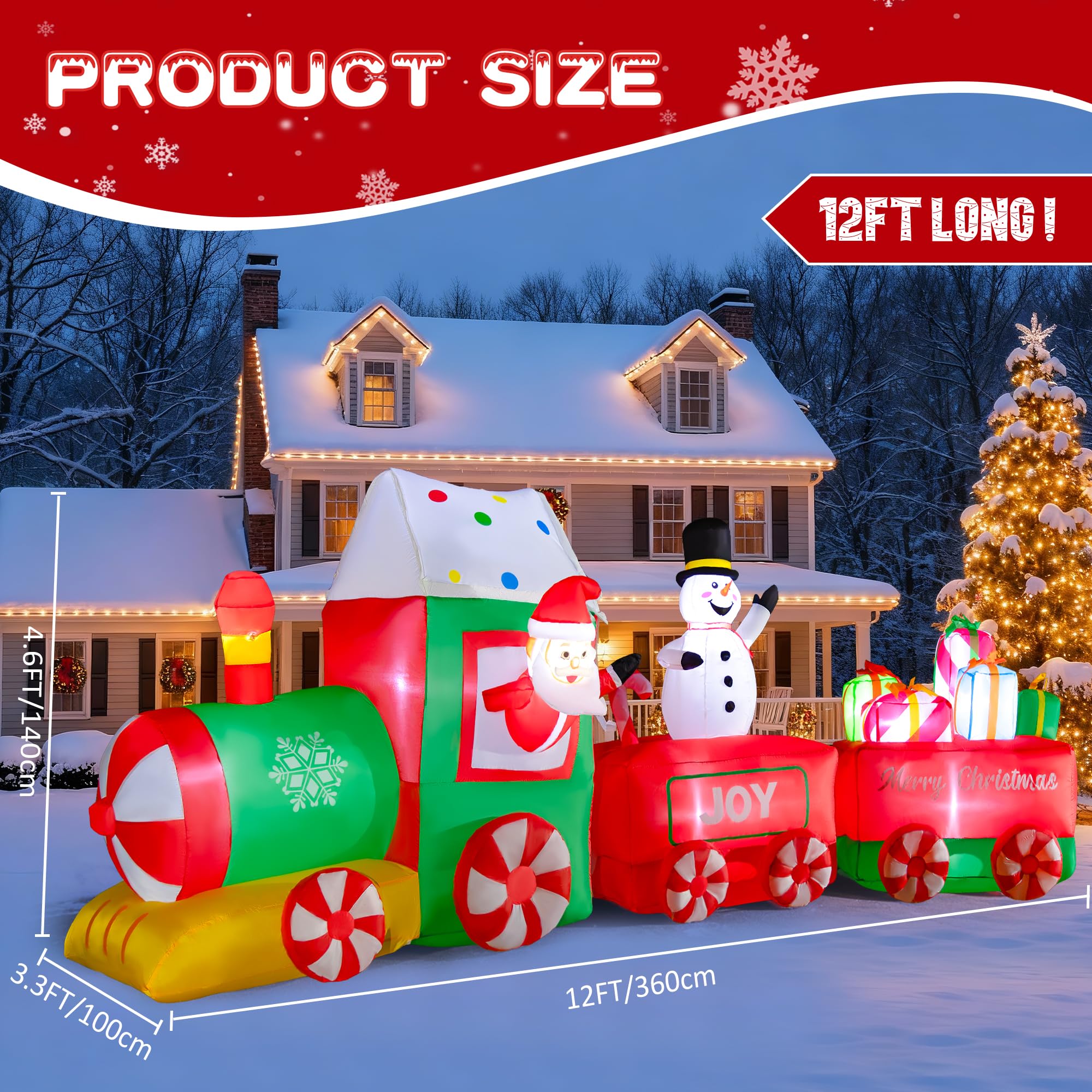 Pechfun close-up of Santa and snowman faces showing festive color and detail