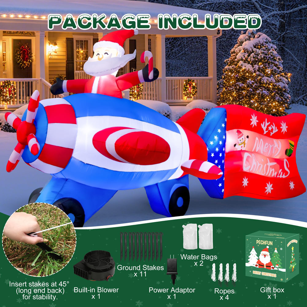 Pechfun folded inflatable in storage bag for compact off-season storage