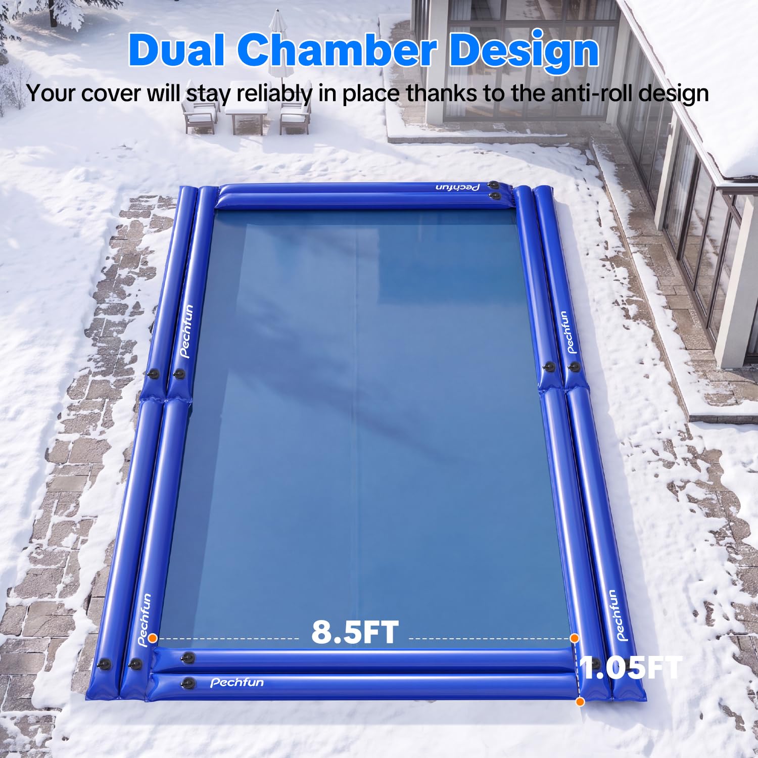 Pechfun PVC texture close-up showing durable, cold-resistant finish