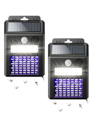 Peepst front view showing lamp and UV light, keeps patio insect-free