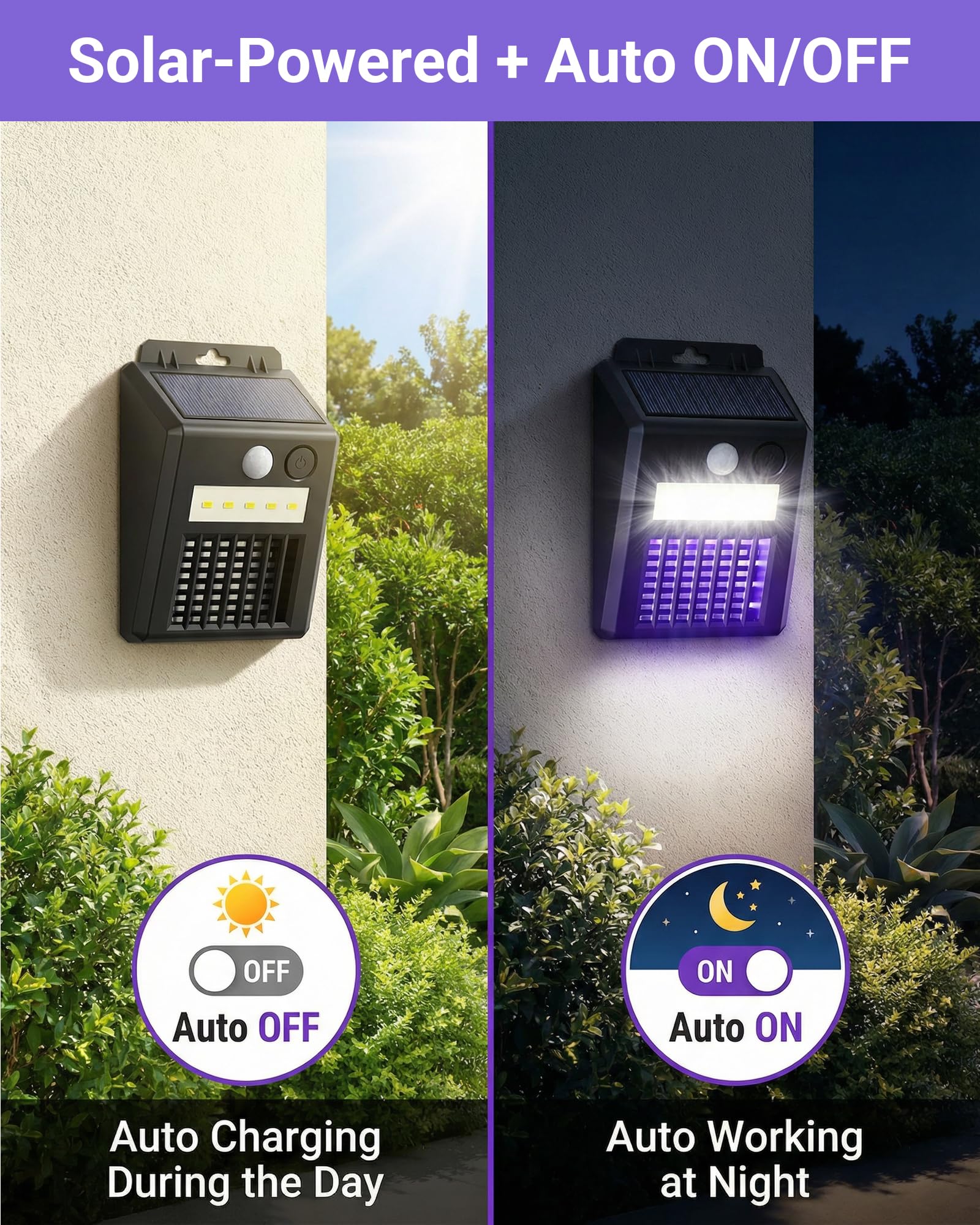Peepst motion sensor close detail, provides safety lighting on approach