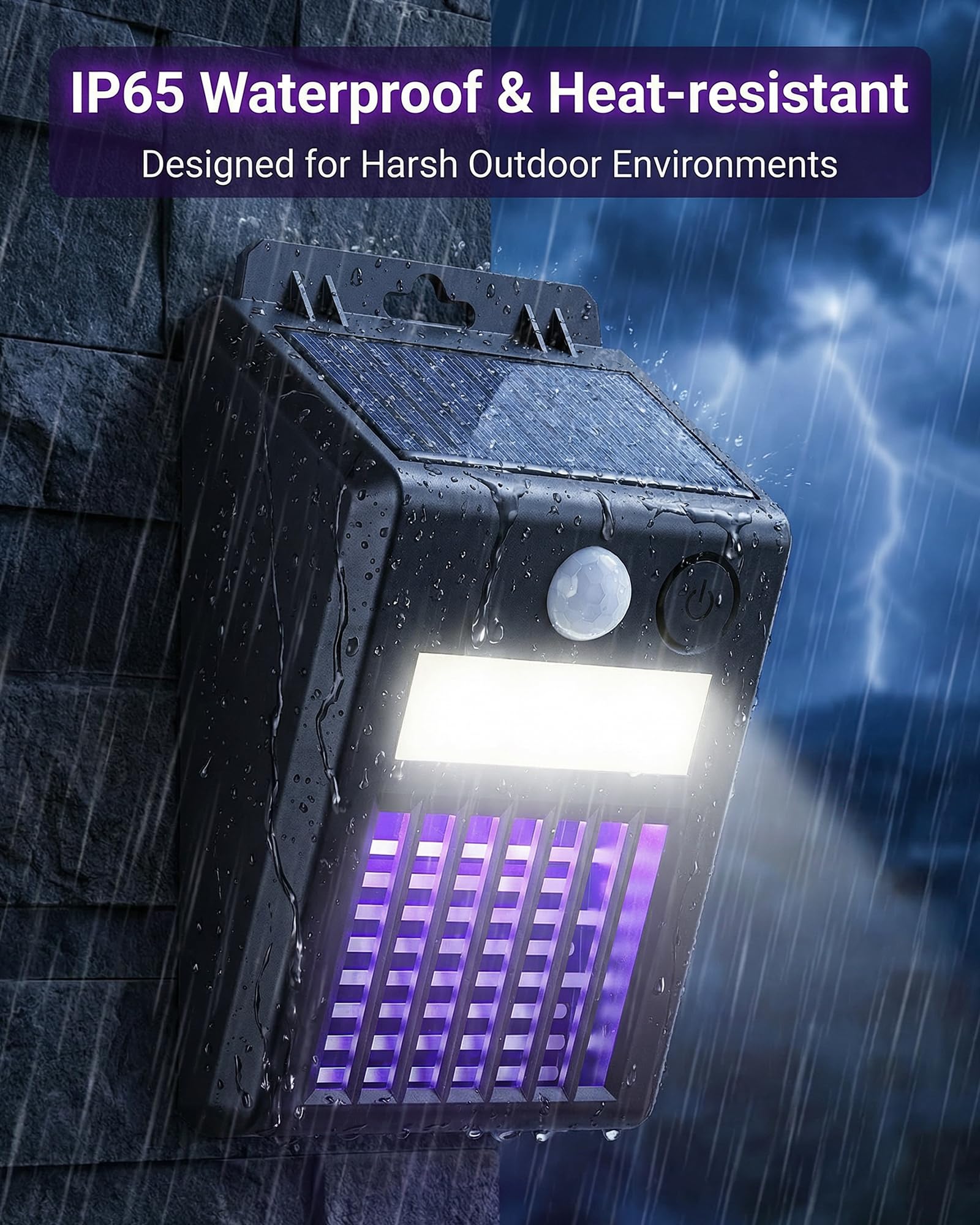 Peepst lighting a patio at night, creates a bug-reduced outdoor space