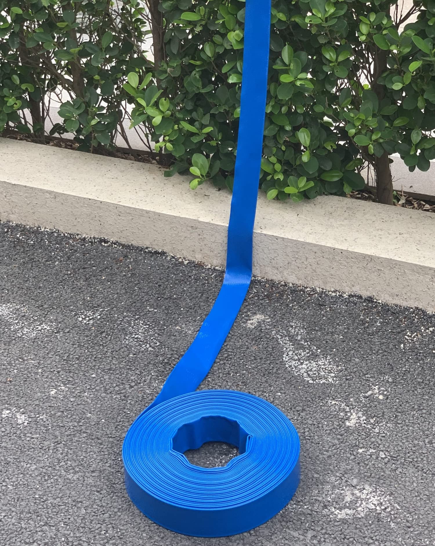 PEISONGFEI coiled hose showing full 100ft length for extended reach