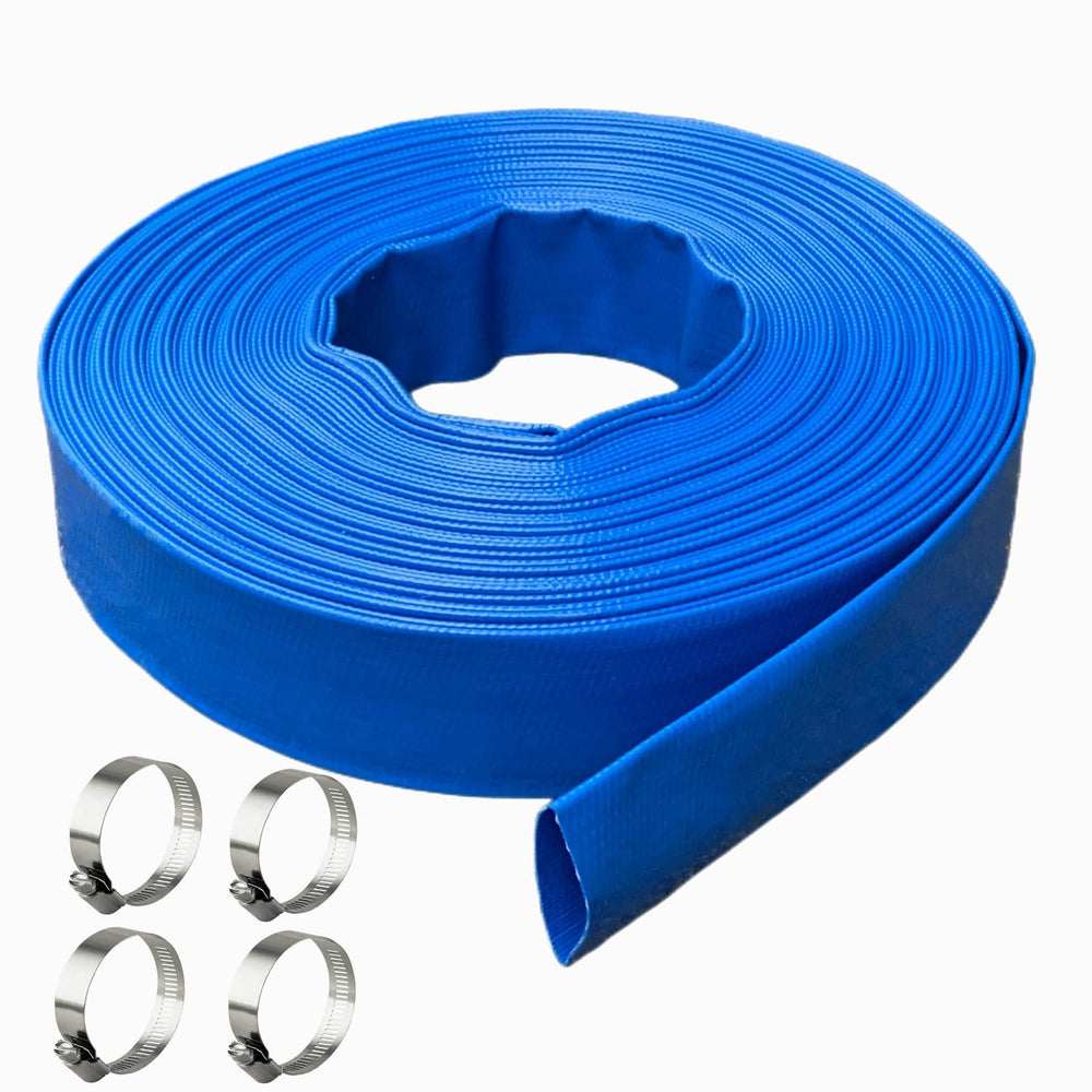 PEISONGFEI front view of 1in x 100ft hose showing durable packaging and length benefit