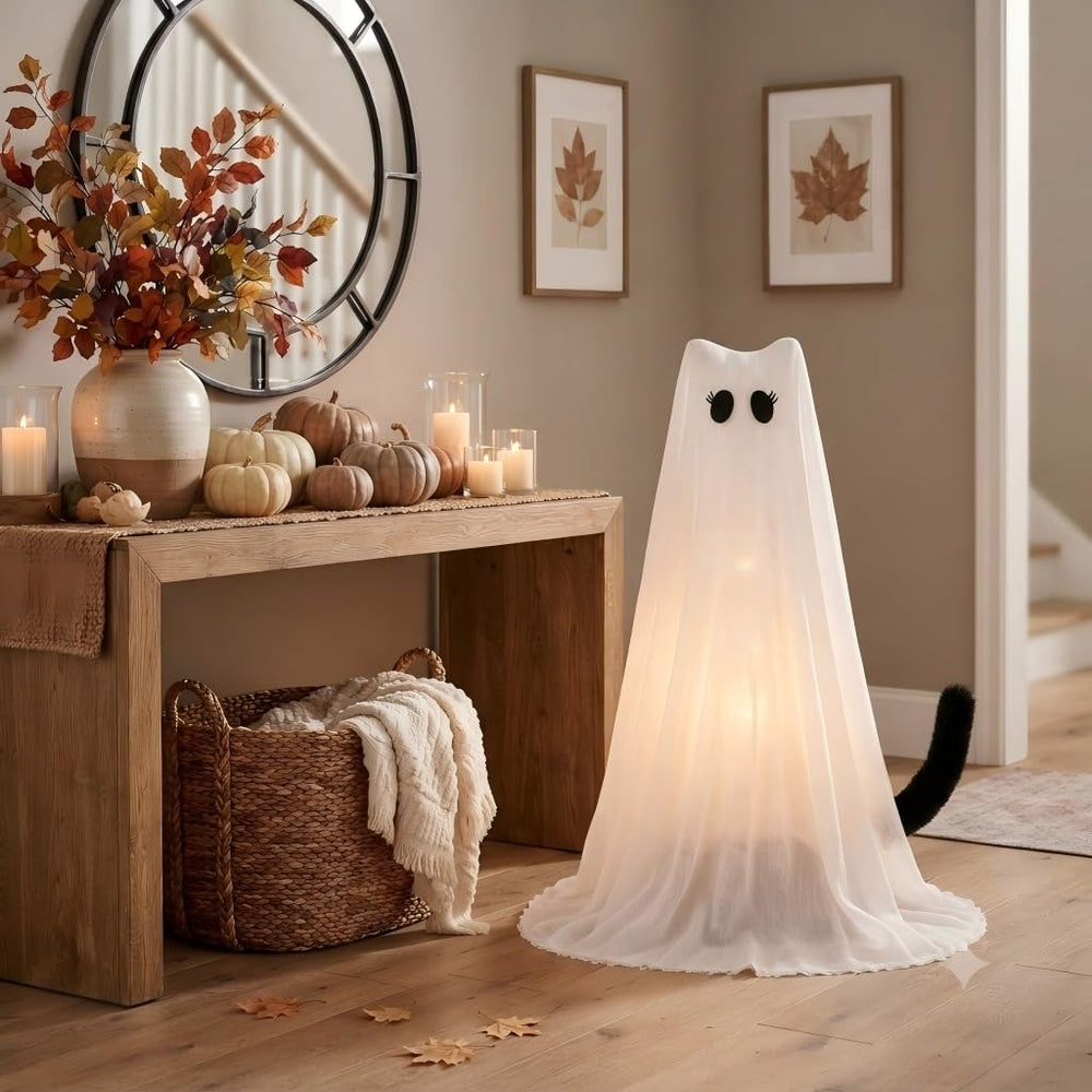 PEJOURI side profile lit to show fabric glow and silhouette