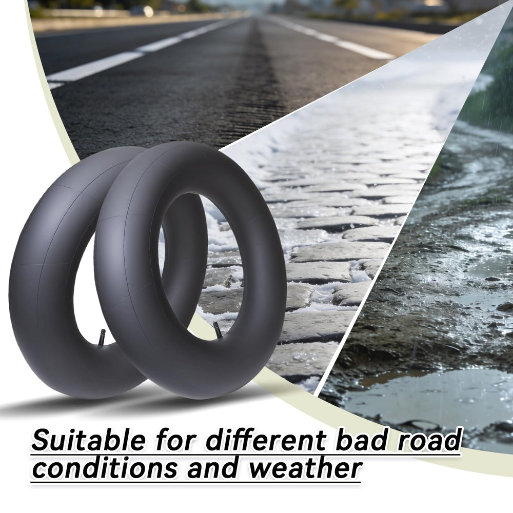 PEKYDWKZ inner tube installed on a tractor wheel demonstrating proper fit and support