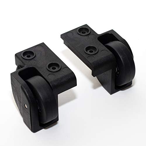Pelican close-up of mounted wheel and axle showing durable construction and smooth rolling