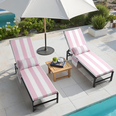 Pellebant front view of two-pack lounge cushions showing size and fit benefit