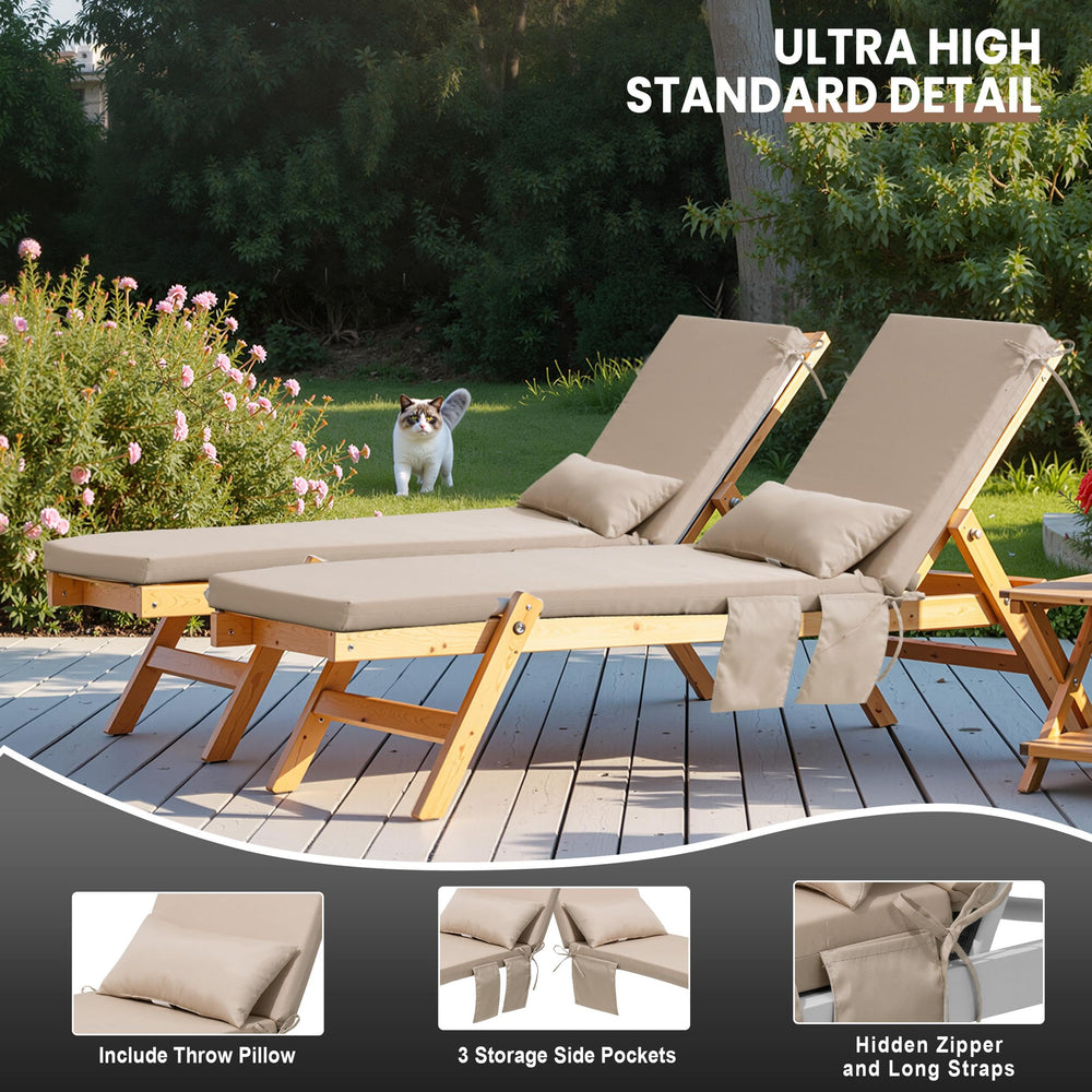 Pellebant security straps shown fastened to lounger to prevent shifting